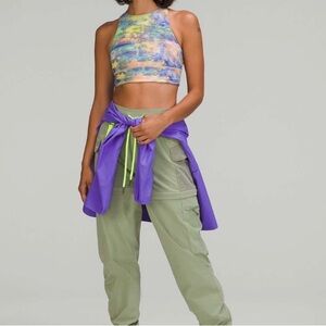 lululemon athletica Energy Bra High Neck Long Line Tough -Size 4